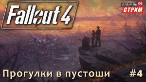 Fallout 4 ● Прогулки и разговорчики в пустоши / стрим #4