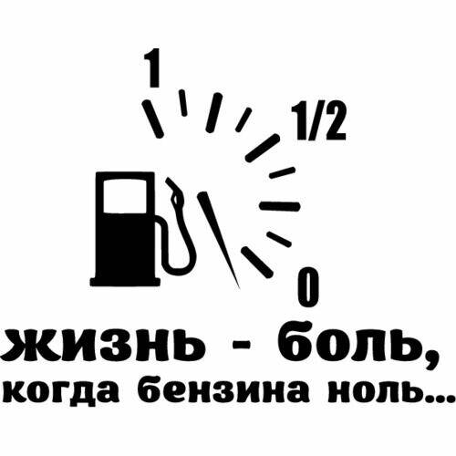 А если вдруг случится, что бензин...закончится совсем? Армагеддон и только, не иначе