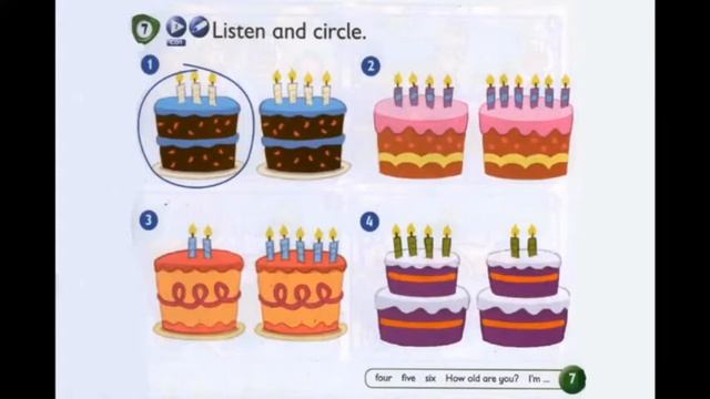 Listen and circle Unit 1 Kid's Box Starter смотреть онлайн
