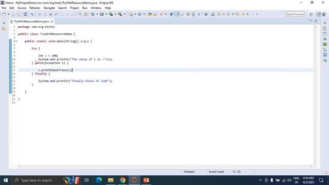 JAVA FAQ # 65 || try with resources statement in Java смотреть онлайн
