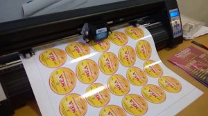 Контурная резка. Резка по напечатанному изображению. Плоттер. Режущий плоттер.