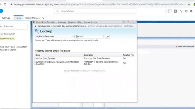 03 Send Email alerts using Workflow Rule in Salesforce | Salesforce Training Videos