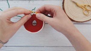 Смена нити на другой цвет. Амигуруми