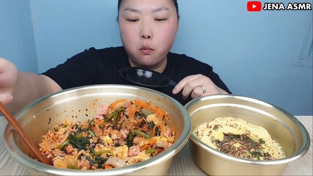 먹방 직접 열무김치 담아서 열무비빔밥&계란찜 ♥ 리얼사운드 ASMR MUKBANG Eating show Real sound смотреть онлайн