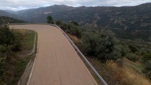 Daniel Oss chased by a racing drone