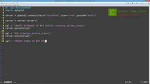 Complete bootcamp with MYSQL PHP & PYTHON # 33 Creating MySQL Database through Python