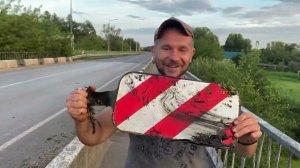 Бросаем поисковый магнит с моста на реке Шехмань, Тамбовской области