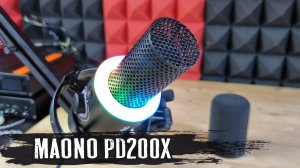 Maono PD200X: отличный USB-микрофон с DSP и подключением по XLR