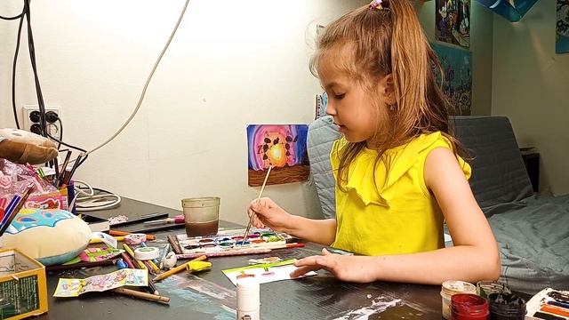 Детский рисунок гвоздик на 9 мая - открытка 2 из 5 - Радуга Джейн выпуск 04 смотреть онлайн