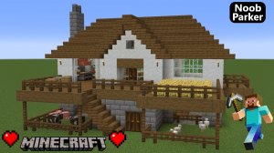 Майнкрафт — Как построить загородный дом для выживания, майнкрафт