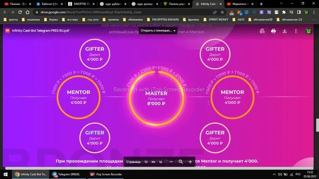 КАК ЗАРАБОТАТЬ БЕЗ ВЛОЖЕНИЙ В ПРОЕКТЕ ? INFINITI CACH SYSTEM ?