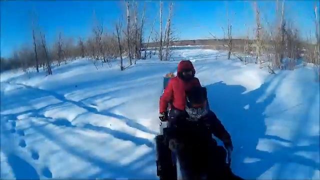 Самодельный снегоход (закрытие сезона) смотреть онлайн
