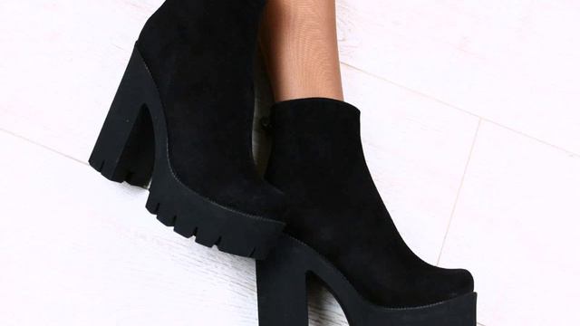 Ботинки Женские На Каблуке Модные смотреть онлайн