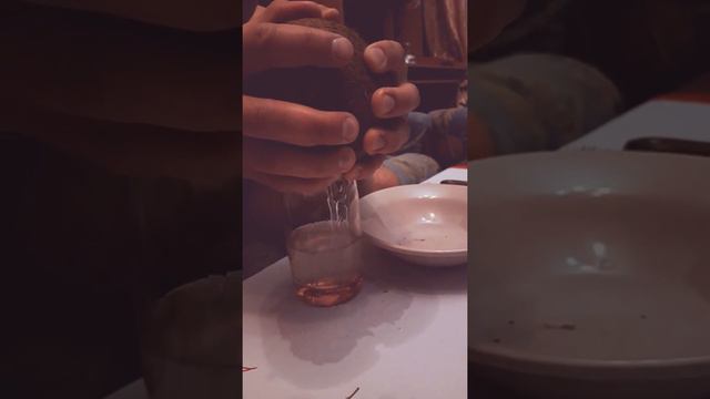 Как разбить кокос) целый стакан!!