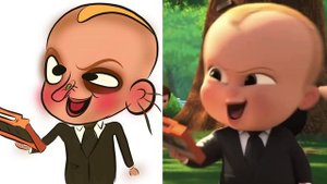Baby boss drawing meme - in the ghetto j balvin - cartoon meme drawing meme