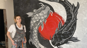 Карпы Инь Янь. ART SOL