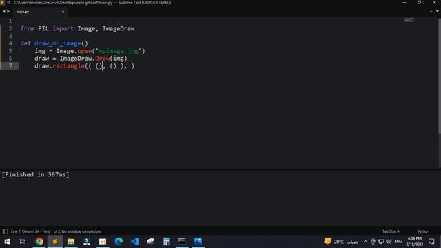 how to draw rectangle on image using PIL lip смотреть онлайн