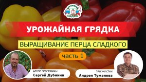 ВЫРАЩИВАНИЕ ПЕРЦА СЛАДКОГО, часть 1