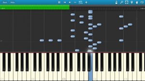 Руки Вверх - Алешка (на пианино Synthesia)