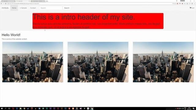 10: Create A Banner In Bootstrap - Learn Bootstrap Front-end Programming