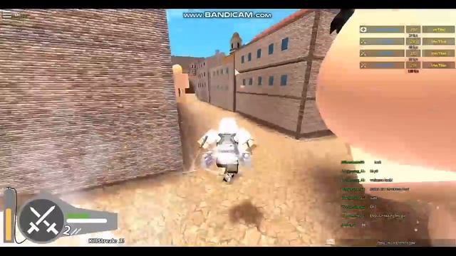 Attack on titan-Roblox-Професиональная игра! смотреть онлайн