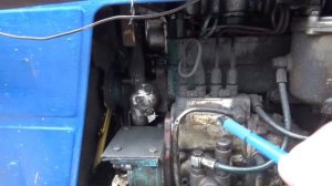 По вашим письмам /установка начала подачи топлива/ трактор