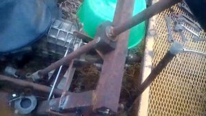 Самоделка из двигателя планеты и коробки от ваз 2101 мини трактор