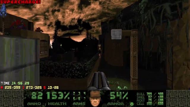 Doom 2 - Angry Quilt 3 - Playthrough (UV, 100%, pistol start, no commentary) смотреть онлайн