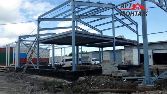 Строительство здания из сэндвич панелей 2