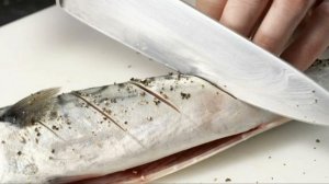 Шашлык из скумбрии. Скумбрия на гриле рецепт.