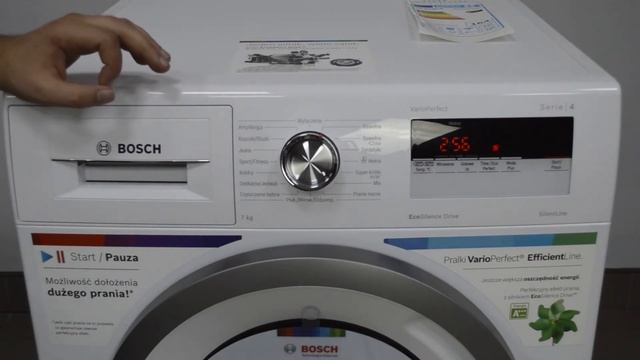 Co to jest Time/Eco perfect w pralce Bosch WAN2417KPL ? смотреть онлайн