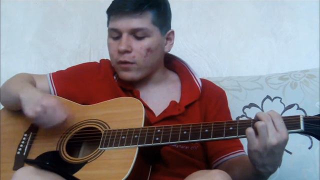Кавер Мукка-девочка с каре на гитаре