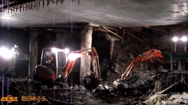 Работа в подземелье KUBOTA КХ61-3 смотреть онлайн