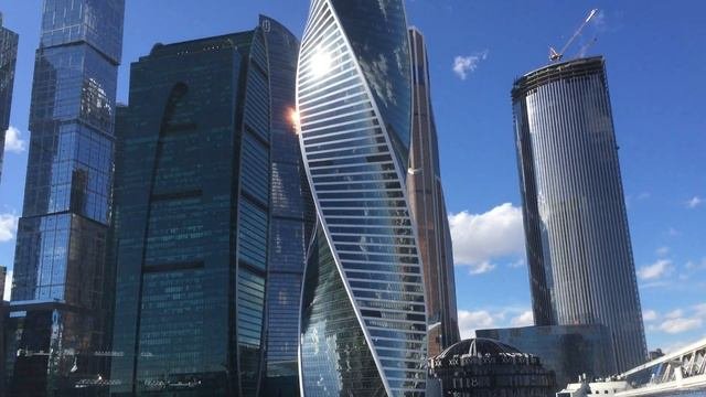 Москва, смотровая Москва-Сити, Багратионовский мост, Кутузовский проспект