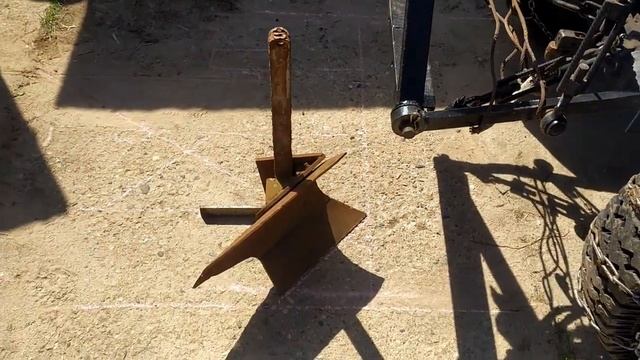 Плуг на самодельный трактор.Чертеж.Схема.Размер. смотреть онлайн