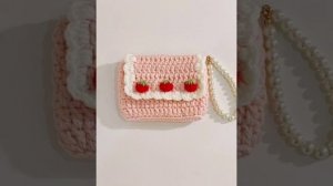 crochet puch /card holder/coins purse tığ işi puch / kart tutucu / bozuk para cüzdanıpuch de crochê
