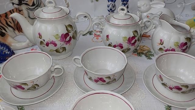 Фарфор.СССР. Чайный сервиз Туймазы.??????