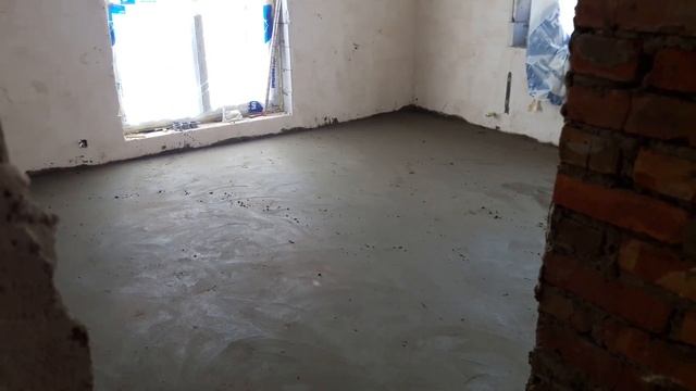 Дом за полгода. Видео #29 бетонный пол смотреть онлайн