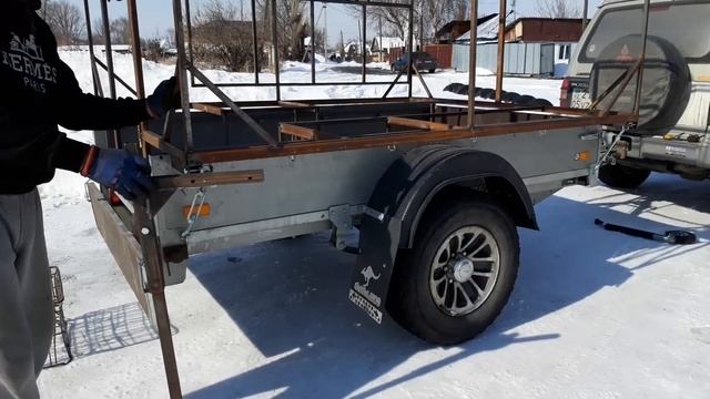 Жилой модуль каркас готов часть 2