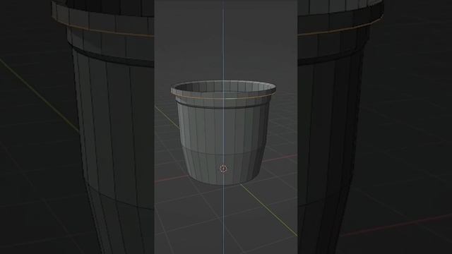 Как сделать простой горшок в Blender #blender #3d #блендер #3д #обучение #моделирование