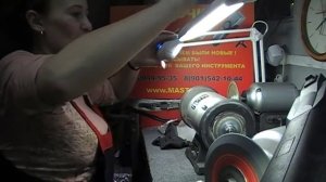 Процесс заточки кусачек