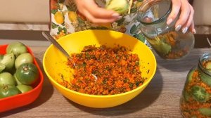 Лучший рецепт зеленых помидор на зиму