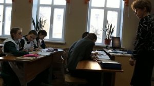 Открытый урок геометрии в 7 классе.