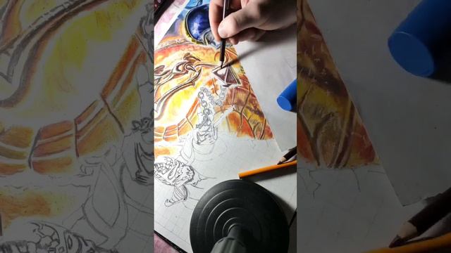 Drawing Mortal kombat 9