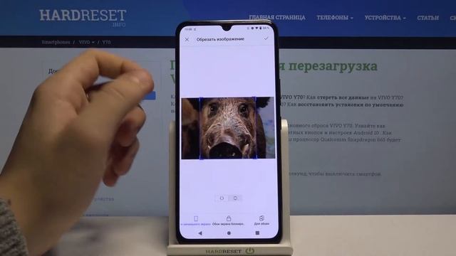 Как поменять обои на Vivo Y70 / Смена заставки экрана смотреть онлайн