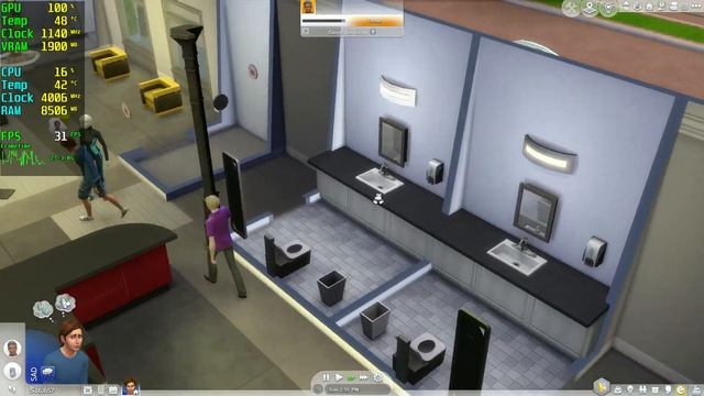 The Sims 4 RX 550 - 1080p Ultra,