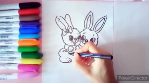 Как нарисовать зайчиков?