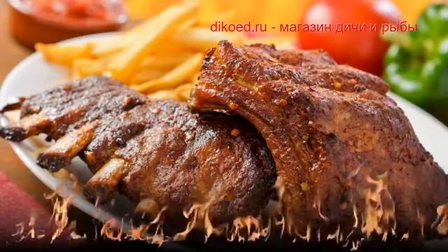 Рецепты из кабана - как приготовить кабана пошаговый рецепт - Рёбрышки кабана в карамельном соусе смотреть онлайн