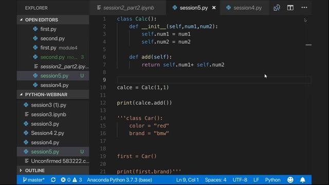Class - 5 Python Programming | Python Object-Oriented Programming Tutorial - Python Class | Edureka