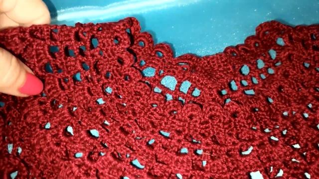 ВЯЗАНАЯ КРУГЛАЯ КОКЕТКА крючком #кокеткакрючком